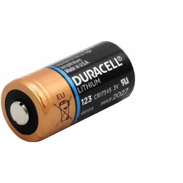 Imagem de Bateria De Lithium Duracell 3V Cr123 Dl123 Cartela C1 Pilha