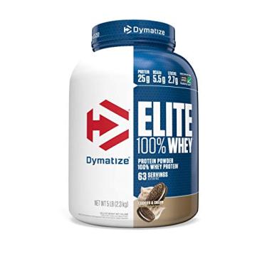 Imagem de Elite 100% Whey Protein (2,3Kg) - Sabor Cookies and Cream, Dymatize Nutrition