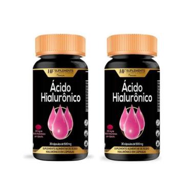 Imagem de Kit 2X Ácido Hialuronico 30Caps Hf Suplements
