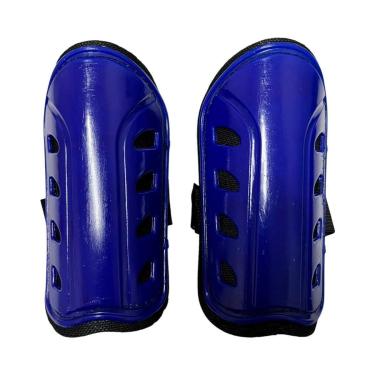 Imagem de Caneleira Futebol Fraldinha Infantil - Azul-Unissex