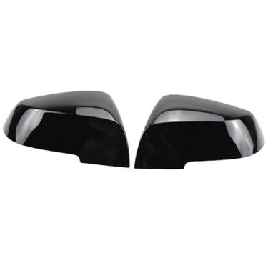 Imagem de Capa Para Espelho Lateral Do Carro, Estilo Preto, Compatível Com BMW 1 2 3 4 X M-Series 220i 328i 420i F20 F21 F22 F23 F30 F32 F33 F36 X1 2012-2018