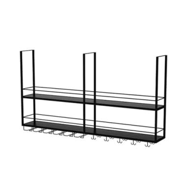 Imagem de Rack de vinho para pendurar em casa prateleira moderna de bar de teto rack de vinho restaurante comercial suporte de vinho flutuante garrafas de vinho prateleira de armazenamento garrafas de vinho