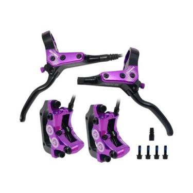 Imagem de Freio a Disco Hidráulico Ultraleve TANKE MTB 4 Pistões Com Pastilhas D