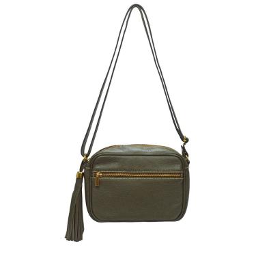 Imagem de Bolsa Pequena Transversal Feminina Leve Barata em Couro