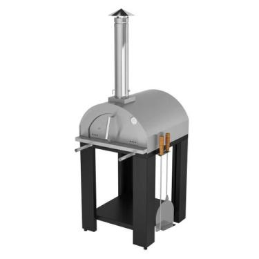 Imagem de Forno de Pizza a Lenha Garden Inox 615EX Metávila