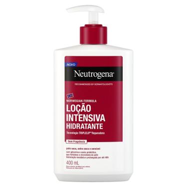 Imagem de Loção Hidratante Corporal Intensivo Neutrogena Norwegian Pele Seca e Extra Seca e Sensível sem Perfume 400ml
