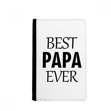 Imagem de Porta-passaporte com citação Best Papa Ever Porta-cartões Notecase Burse