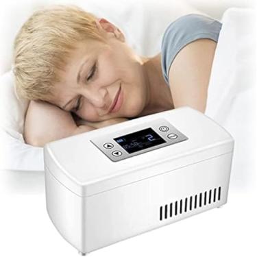 Imagem de Caixa de refrigerador para medicamentos para diabéticos Caixa compacta para refrigerador de insulina Mini refrigeração médica portátil para medicamentos Caixa de resfriamento de viagem com b
