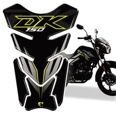 Imagem de Protetor De Tanque Adesivo Moto Haojue Dk PRETO - Teu Adesivo, Preto
