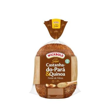 Imagem de Pão, Castanha-do-Pará, Quinua, Grão Sabor, Wickbold, 450g, Nutritivo, 