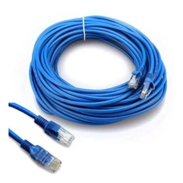 Imagem de Cabo de Rede Internet Lan RJ 45 Azul 30 Metros - New Day