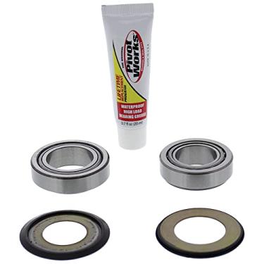 Imagem de Pivot Works Kit de rolamento de haste de direção PWSSK-H01-521 compatível com/substituição para Honda CR125R 1990-1992, CR250R 1990-1991, CR500R 1990-2001, XR650R 2000-2007