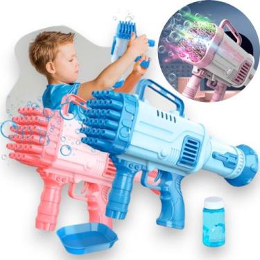 Imagem de Máquina de soprar bolhas de Sabão Bazuka Brinquedo Meninos Meninas Pre