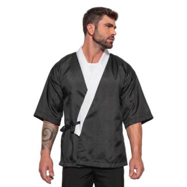 Imagem de Jaleco Chef Kimono Sushiman Oxford Osaka - Gardenia Jalecos, ÚNICO