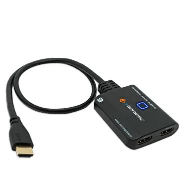 Imagem de 8K HDMI 2.1 Switch 2 Entrada - 1 Saída com plugue Pigtail | 8K @ 60Hz 4K @ 120Hz 48Gbps HDMI Switcher com interruptor automático para Xbox PS5 BluRay da J-Tech Digital [JTECH-8KSW21P]