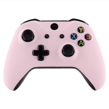 Imagem de eXtremeRate placa frontal com suporte de toque macio para controle Microsoft Xbox One X e One S, Sakura Pink