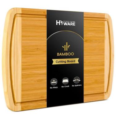 Imagem de Tábua de corte HIWARE Large Wooden Bamboo 16x10cm
