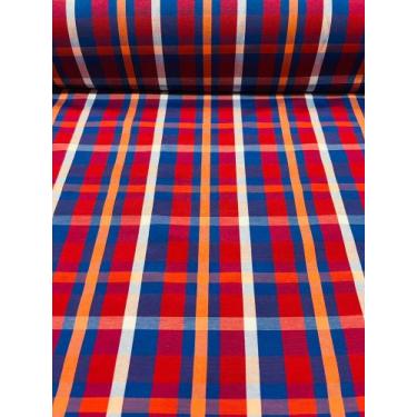 Imagem de Tricoline Misto Xadrez 1m x 1,5m / 70% poliéster 30% algodão - Impacto