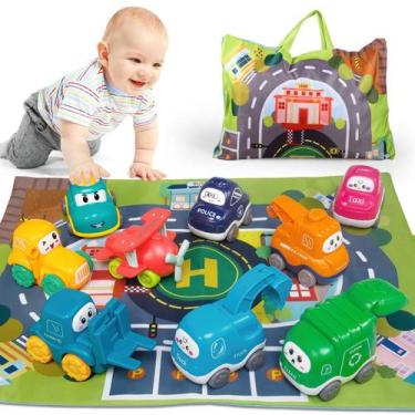 Imagem de Conjunto de brinquedos ALASOU Baby Truck Car com tapete de brincadeira