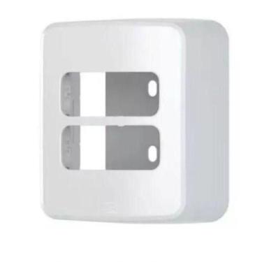 Imagem de Caixa E Placa 2 Posições Branco Composé Weg
