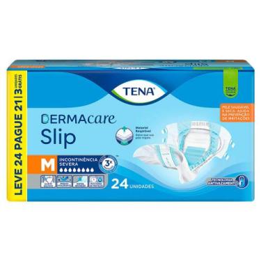 Imagem de Fralda Tena DermaCare Slip Tamanho M Leve 24 e Pague 21 Unidades Desca