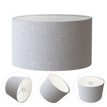 Imagem de Cúpula Abajur Cilíndrica Cp-7028 Ø60x30cm Rustico Cinza