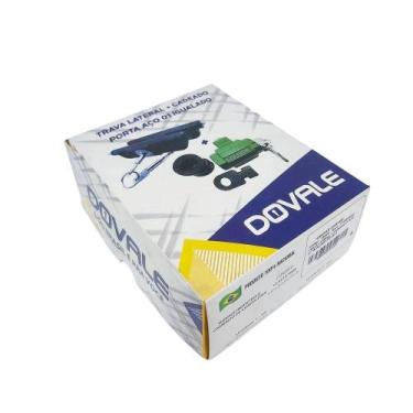 Imagem de Kit Trio de Trava Lateral com Cadeado Solo para Porta de Aço 01 Único 