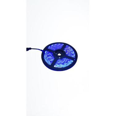 Imagem de Fita Led D5-5050 Rolo 5m 300 Leds Silicone Azul Sem Fonte, iso9001