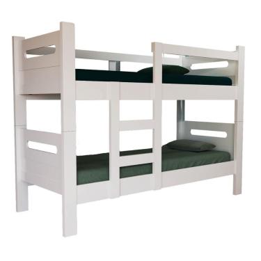 Imagem de Beliche Amanda Solteiro Com Cercado E Escada Pronta Entrega