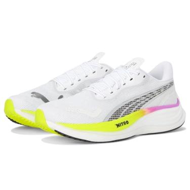 Imagem de PUMA Tênis de corrida feminino Velocity Nitro 3, Puma Branco/magenta puro, 40