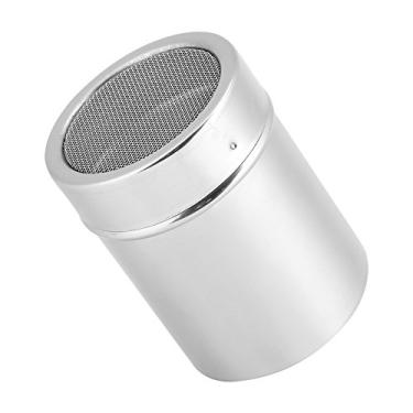 Imagem de Coqueteleira de chocolate de aço inoxidável com malha fina, 16 peças de moldes para latte cappuccino Art Stencil