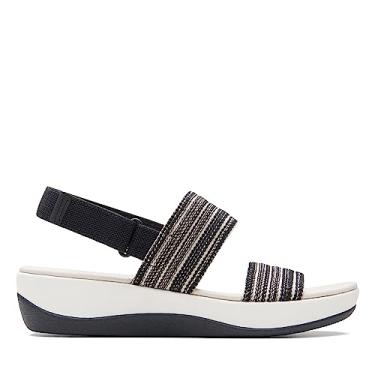 Imagem de Clarks Arla Stroll feminino, Black Combi, 8 Wide