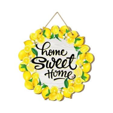 Imagem de IEUDNS Guirlanda Redonda para Porta de Entrada, Acessório Decorativo, Placa para Jardim, Janela Ou Casa.