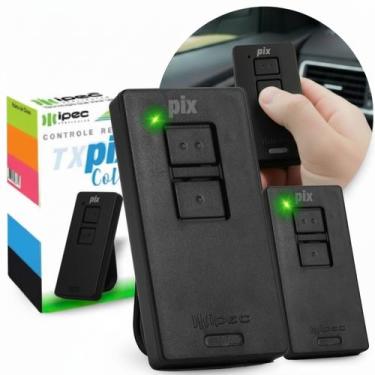 Imagem de Kit 2 Controle Remoto Portão Eletrônico 433Mhz Tx Ipec - Ipec