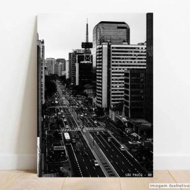 Imagem de Placa Decorativa Monumento São Paulo - TACOLADO PAPEL DE PAREDE, 15x21