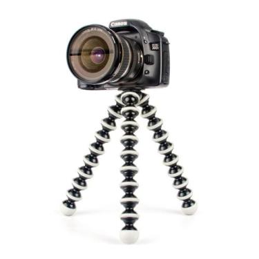 Imagem de Tripé Flexível P/ Câmera Fotográfica DSLR Mirrorless Celular e Câmera 