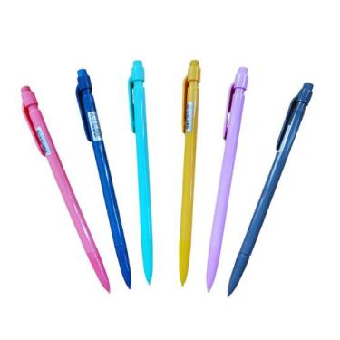 Imagem de Lapiseira Ideial Para Escrita Escolar Modelo Colorido 0.7mm - Lapiseir