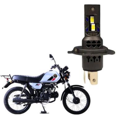 Imagem de Lâmpada de Led Pk20 Conector H4 Nano Headlight Potente Branco Frio 600