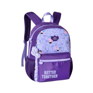 Imagem de Mochila de Costas Disney Stitch Tsum Tsum Creche Escola Kids - Clio St