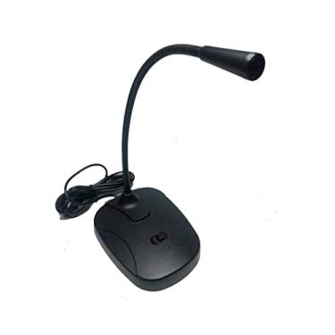 Imagem de Microfone De Mesa Multimídia Profissional P2 Pedestal Articulável Flexível Alto Desempenho Portátil Com Entrada 3.5mm E Áudio Hi-Fi Para Reuniões e Escritórios De Computador PC e Notebook PREMIUM ONYK