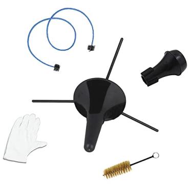 Imagem de SIMBAE Escova De Válvula De Trompete Trumpet Accessory Maintenance Kit de limpeza, incluindo escova de válvula de trompete Brush Flexible Snake Brush Mute Gloves