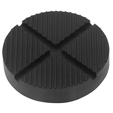 Imagem de Vomeko Almofada de borracha para tomada de chão, almofada de borracha para adaptador universal, protetor de trilho de estrutura lateral de solda, adaptador de borracha de 125 mm