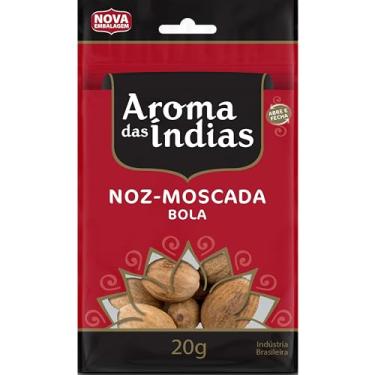 Imagem de Aromas da Índia Noz Moscada Em Bola 20 Gramas