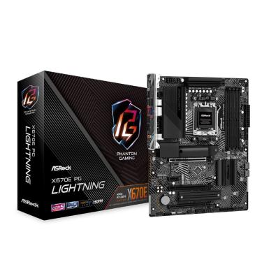 Imagem de Placa Mãe AsRock X670E pg Lightning AM5 DDR5 atx hdmi M.2