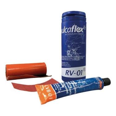 Imagem de Estojo De Remendo A Frio Vulcaflex Rv-01  Câmara De Ar Bike 