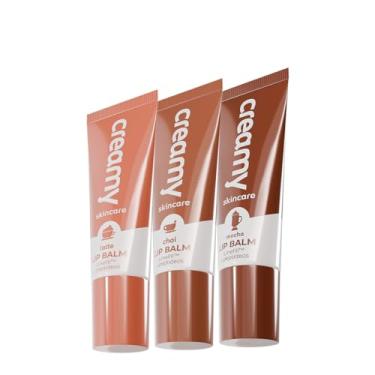 Imagem de Kit Creamy The Coffee Collection Latte Mocha Chai Lip Balm (3 produtos)