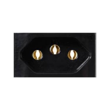 Imagem de Modulo tomada 2p+t 20a 250v preto tendenza classica sublime pezzi