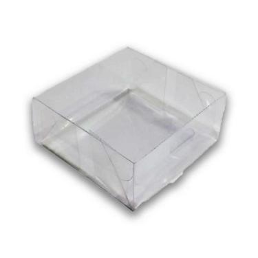 Imagem de 10 Caixas Para 9 Brigadeiros Com Berço, Transparente Acetato - Embala 
