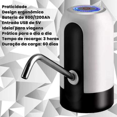 Imagem de Bomba Galão de Água Filtro Bebedouro Recarregável Elétrico. - TOYS