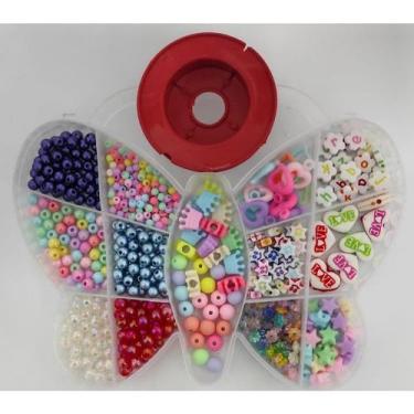 Imagem de kit borboleta candy color iniciantes para pulseiras entre outros com m
